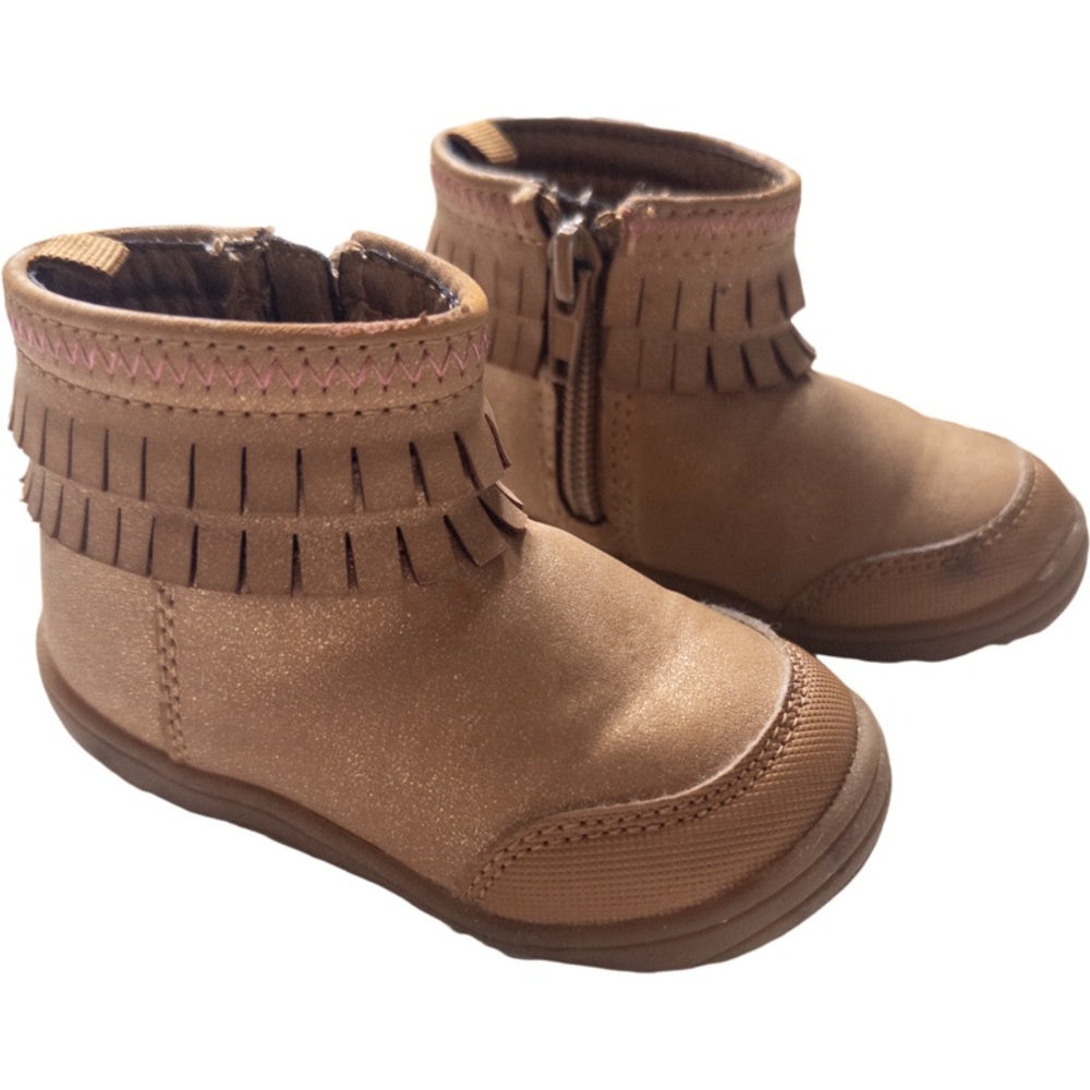 Stride Rite 360 :: Bianca Fringe Baby Ankle Boot Size 5